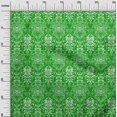 thumbnail image 3 of oneOone Velvet Light Green Fabric Damask Craft Projects Decor Fabric Printed By The Yard 58 Inch Wide, 3 of 4