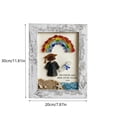 thumbnail image 3 of A Wooden Graduation Photo Frame With Sea Glass Design For Diploma Picture Display Desk Shelf Decoration, 3 of 7