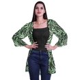 thumbnail image 1 of Moomaya Viscose Georgette Printed Short Shrug Long Sleeves Cardigans For Women, 1 of 5