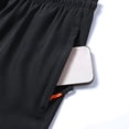 thumbnail image 4 of EOYWHK Compression Shorts Men Elastic Waist Breathable Gym Running Hiking Athletic Shorts with Multi-Pockets, 4 of 9
