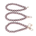 thumbnail image 1 of Pearl Bracelet, Metal Buckle Pearl Beads Strands Exquisite  For Bag For Keychain For Mobile Phone Case H35 Sand Brown, 1 of 8