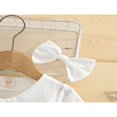 thumbnail image 4 of Toddler Girls 2Pcs Fall Outfits  Cute Long Sleeve V Neck Button Down Dress with Hair Bow Set, 4 of 7