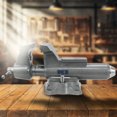 thumbnail image 2 of Wilton Tools 8100M 28814 10" Wide Jaw 12" Opening Swivel Base Pro Mechanic Vise, 2 of 9
