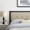 thumbnail image 4 of Teagan Tufted Full Headboard - Black Beige, 4 of 4