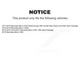 thumbnail image 2 of CMX Rear Disc Brake Rotors and Ceramic Pads Kit for Car Mercedes-Benz C300 C400 C350e K8C-103249, 2 of 11