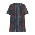 thumbnail image 4 of Ovzne Robes d'Été pour Femmes Robe de Plage pour Femmes Ample à Manches Courtes Style Rétro à la Mode Imprimée à Col Rond Robe Grande Taille Robe à Col Rond pour Femmes Robe de Vacances à Manches Courtes Imprimée, 4 of 6