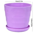 thumbnail image 4 of Flowerpots with Dish Ceramic, Pot Flowerpot Colourful Succulent Decor Plastic Flower & Garden, Flower Pots, 4 of 5