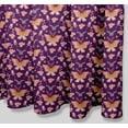 thumbnail image 2 of Bimba Hauts Imprimés Violet Papillon Artistique et Floral pour Femmes Kurti Asymétrique Robe d'Été pour Filles Petit, 2 of 6