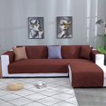 thumbnail image 1 of 2024 L Shape Sofa Slipcover Reversible Sectional Couch Cover Chaise Lounge Cover Furniture Protector Cover Large Size Gray, 1 of 10