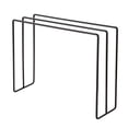 thumbnail image 1 of Folding Washing Towel Rag Drainer Holder Storage Rack Hanging Space Saving Easy Install Black White 28.5x10x23cm, 1 of 1
