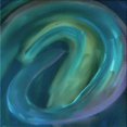 thumbnail image 1 of Ahgly Company Machine Washable Indoor Square Transitional Medium Teal Green Area Rugs, 5' Square, 1 of 7