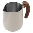 thumbnail image 1 of 1000ML Milk Frothing Pitcher Inner Scale Milk Frother Steamer Cup 304 Stainless Steel Cup Coffee Steaming Pitcher with Comfortable Handle, 1 of 8