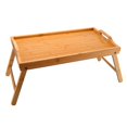 thumbnail image 4 of Foldable Bed Table, Portable Lap Desk, Lightweight Wooden Breakfast Tray, Laptop Thickened Upgraded, 4 of 8