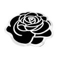 thumbnail image 1 of Gel Carpet Silica Gel Boho Rose Design Soft for Living Room Bedroom Bathroom Kitchen Home, 1 of 4