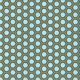 thumbnail image 1 of Ahgly Company Tapis d'Intérieur Lavable en Machine Carré Transitionnel Bleu Lagon, 4 Pieds Carré, 1 of 7