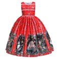thumbnail image 1 of WEAIXIMIUNG Robes pour Filles 7-8 Confortables Enfants Enfant Filles Robe de Concours Noël Noël Danse Fête Robe 10-11 Ans, 1 of 6
