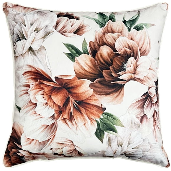 Coussin décoratif pivoine hometrends