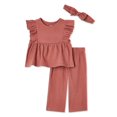 thumbnail image 1 of Ensemble chiffonné 3 pièces George pour bébés filles, 1 of 2