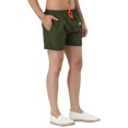 thumbnail image 4 of INSPIRE CHIC Men's Shorts Drawstring Waist Mesh Lining Board Beach Swimwear 34 Olive Green, 4 of 7