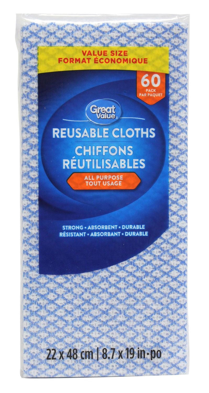 Great Value Pl Gv Cloth 60Ct
