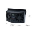 thumbnail image 3 of Lksixu Car Accessories Car Circulator Exhaust Fan, Energy Saving Exhaust Fan, Car Radiator,Exclude The Peculiar Smell Inside The Car & Can Be Used for General Types of Cars Car Interior Accessory, 3 of 6