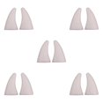 thumbnail image 2 of Baohd 2pieces Sticker Stand Out Crowd With Stylish Devil Horn Car Roof Decoration white 5Set, 2 of 6