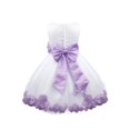 thumbnail image 3 of Oyolan Robe de Demoiselle d'Honneur pour Bébé Fille Robe de Fête Formelle de Mariage Robe de Baptême en Tulle Princesse Concours Lavande 6, 3 of 4