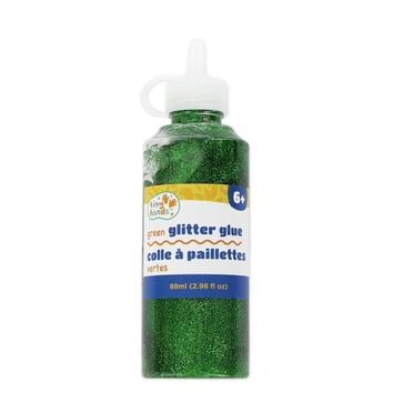 TINY HANDS Green Glitter Glue, 88 mL (2.98 oz), Age 6+