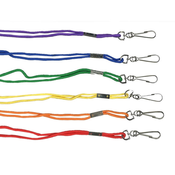 Martin Sports Lanyard, Assorted Colors, 12 Count