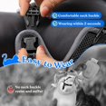 thumbnail image 3 of Behome Cat Harness and Leash Set for Walking, Escape Proof Soft Adjustable Vest Harnesses with Reflective Strips for Cat and Puppy, Gray, XL, 3 of 10