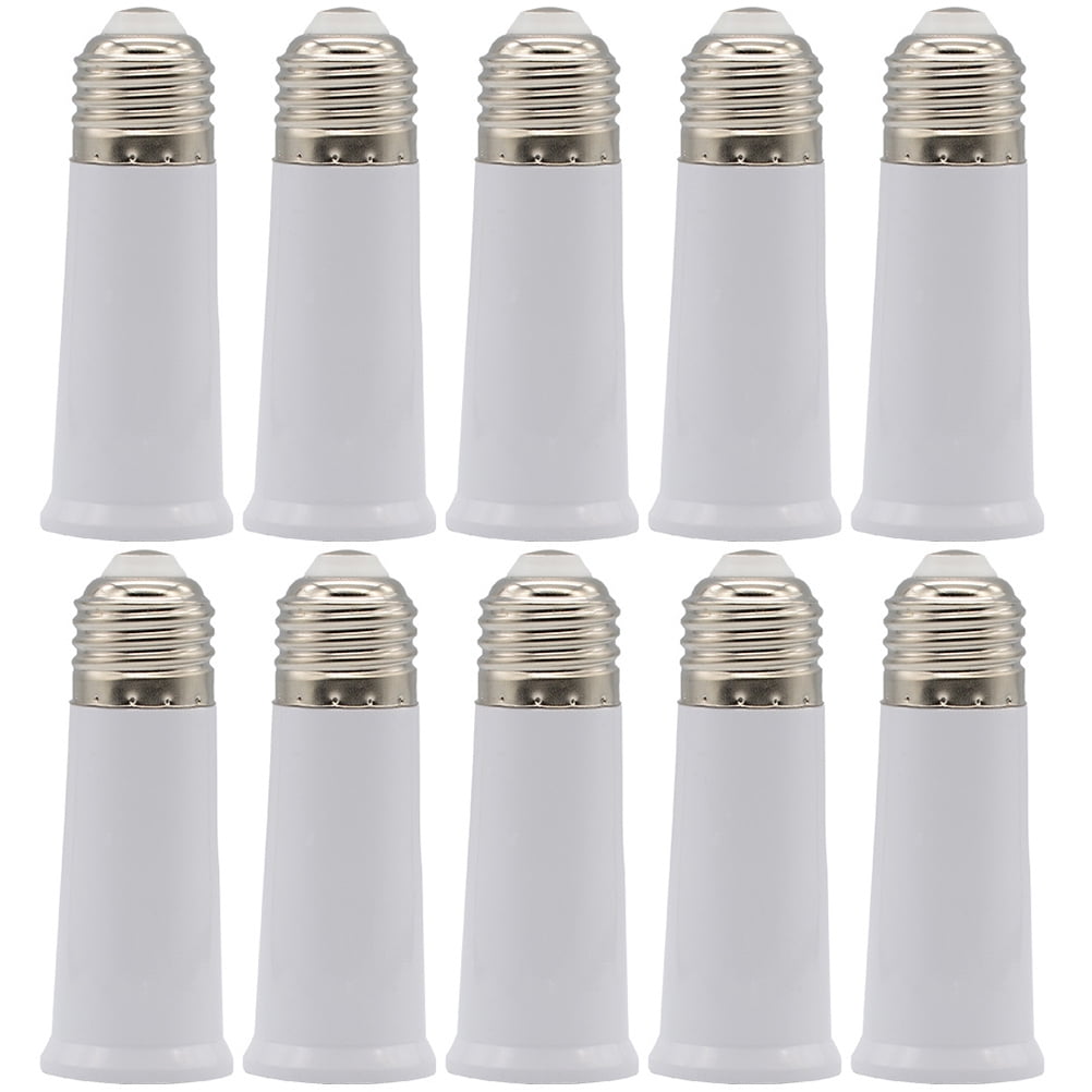 10pcs Bulb Socket Extender E27 Socket 95mm Recessed Light Converter Base
