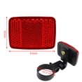 thumbnail image 3 of Handlebar Mount Safe Reflector Bicycle Bike Front Rear Warning Red / White New, 3 of 3