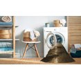 thumbnail image 2 of Ahgly Tapis d'Intérieur Lavable en Machine Carré Orange Or, 3 Pieds Carré, 2 of 7