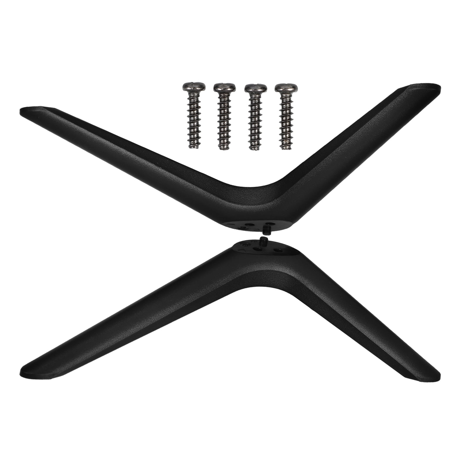 unbranded 1 Pair Black Plastic Insignia TV Stand Legs Stable Support Easy Installation For Home Entertainment Setup