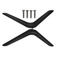 thumbnail image 2 of 1 Pair Universal TV Stand Base Legs Tabletop TVs Double Hole Plastic Feet Screen Adjustable Replacement, 2 of 9