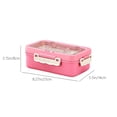 thumbnail image 3 of Yhmxh Plastic Lunch Box Leak Proof Food Storage Container With Utensils Microwave Safe Bento Box For Office School Meal Prep Singles Pack Kitchen Essentials Home and Kitchen Kitchen Tools, 3 of 6