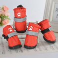 thumbnail image 1 of PENGXIANG Soldes 4Pcs/Set Hiver Chien Chaussures pour Petits Chiens Résistant à l'Usure Chiot Animaux de Compagnie Chaussures Réfléchissant Chien Bottes de Neige Chihuahua Yorkie Teddy Chaussures, 1 of 6
