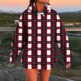 thumbnail image 1 of Cadeau pour Filles Chandails à Capuchon pour Femmes Veste Grande Taille Chandails et Chandails à Capuchon pour Femmes Mode Chandail d'Hiver pour Femme à Manches Longues Coupe Régulière à Capuche Imprimé Chandail à Capuchon Confortable Camisoles Rouge m, 1 of 3