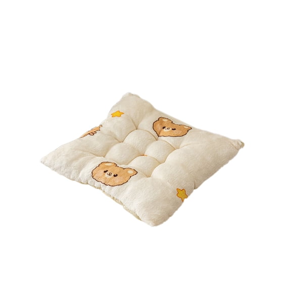 Coussin de Chaise de Bureau 40 cm x 40 cm x 10 cm Coussin d'Assise Épaissi pour Chaise de Salle à Manger de Dortoir et de Classe avec Tissu en Polyester et Rembourrage en Mousse