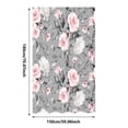 thumbnail image 3 of Hearth & Gear Rideau de Douche Imperméable à Imprimé Floral Numérique 3D HD pour Séparation du Sec et du Mouillé dans la Salle de Bain, Doublure de Rideau de Douche Longue, Mini Chauffe-Serviettes, Rideaux de Douche pour Salle de Bain d'Invités, Douche Autonome, 3 of 3