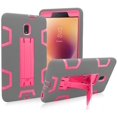 thumbnail image 1 of Mignova for Galaxy Tab A 8.0 SM-T380 Case.Hybrid Shockproof Rugged Anti-Impact Drop Protection Cover Built-In Kickstand For Samsung Galaxy Tab A 8.0 2017 SM-T380 T385(Gray/Pink), 1 of 7