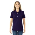 thumbnail image 1 of Jerzees SpotShield Chemise de Sport à Manches Courtes pour Femmes, 2TG, Violet Profond, 1 of 7