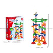 FNNMNNR Track Roller Ball Building Blocks 3D Three-dimensional Maze Pipe Diy Assembled Building Blocks For 3+ Years Old