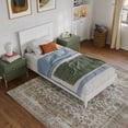 thumbnail image 4 of Naples Lit Plateforme Bas en Bois Simple TG, Blanc, 4 of 13
