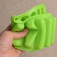 thumbnail image 4 of Heart shape silicone waffle baking mould 5 cavity pancake muffin tin DIY homemade baking decoration tool, red, 4 of 6