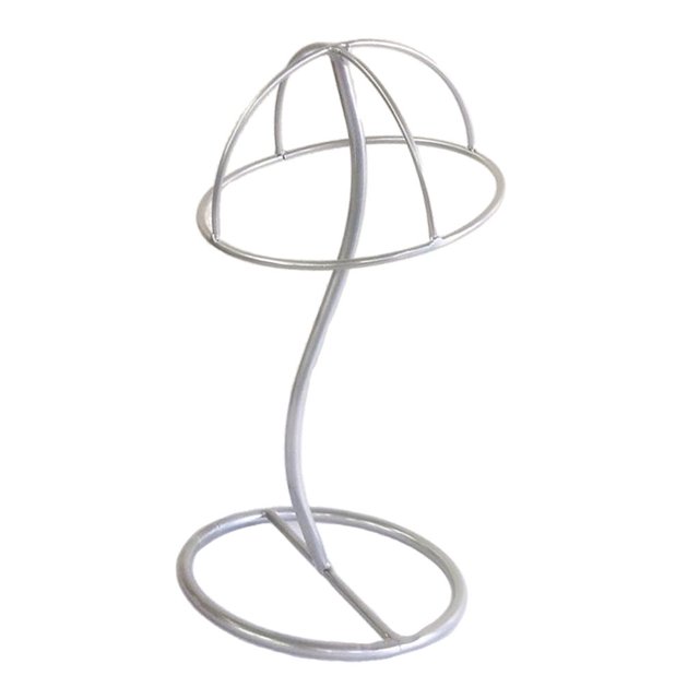 Baohd Support de Perruques en Métal 12 Pieds' Porte-Chapeaux Argent