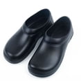 thumbnail image 1 of Ruibeauty Flame Slip Resistant Clogs for Men, Slip On Work Shoes for Food Service, Black, 1 of 6