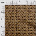 thumbnail image 1 of oneOone Georgette Viscose Fabric Leaves & Floral Block Printed Fabric 1 Yard 42 Inch Wide, 1 of 5