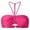 Pink, variant on GZWYHT Tankini Tops for Women Bathing Suit for Women Women's Mix & Plain Bikini Bandeau Top Swimwear Beachwear Womens Swimsuits Womens Bathing Suits Dark Blue M
