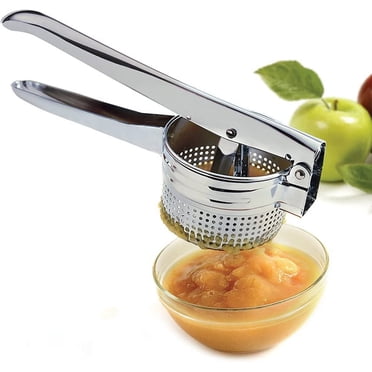 Presse-purée et Presse-Purée en Acier Inoxydable, Presse-Purée Manuelle de Qualité Supérieure pour Fruits, Presse-Tomate et Citron -- Presse-Agrumes Manuelle